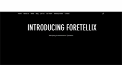 Desktop Screenshot of foretellix.com